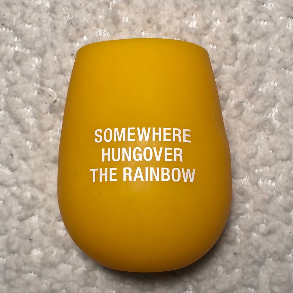 Somewhere Hungover the Rainbow Silicone Cup - Picture 2 of 4